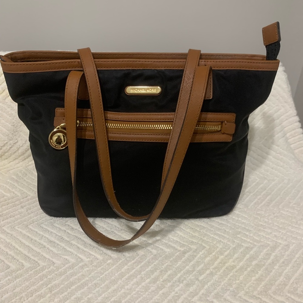 Michael Kors Black and Brown Women's Bag